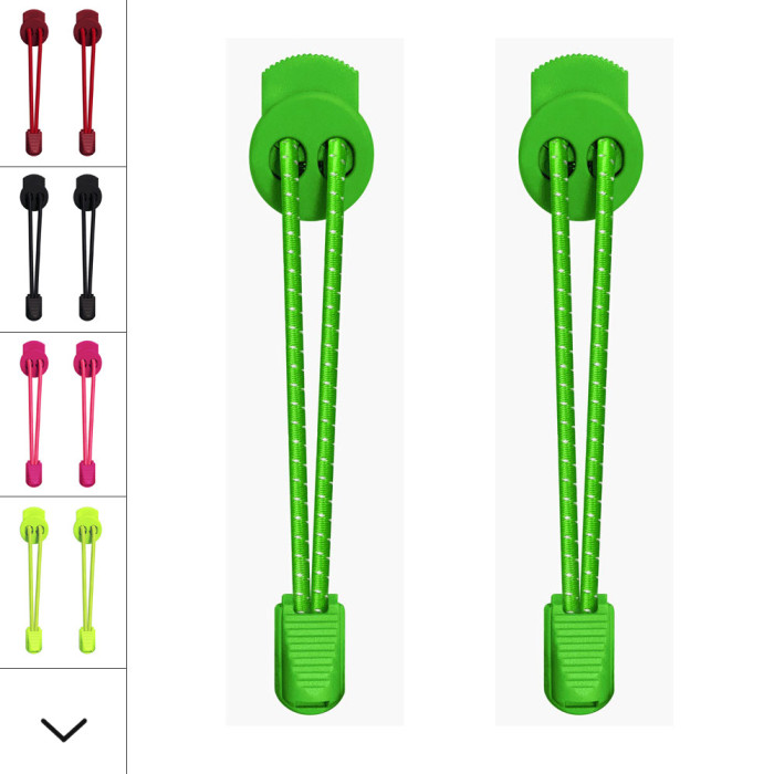Neon grønne refleks snørebånd